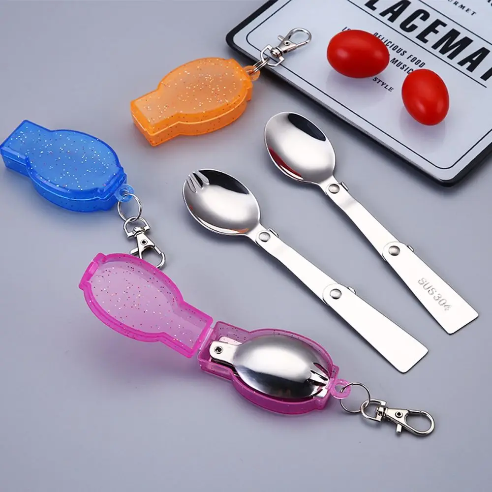 

Portable Creative Tableware Cutlery Dinnerware Travel Pocket Spoon Fork Spoon Dessert Fork Dinner Fork