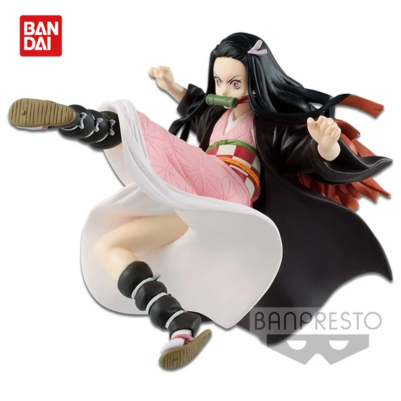 

In Stock Original Banpresto Demon Slayer Combat Model Kamado Nezuko Reprint Action Figure Anime Collectible Toys Kids Gift