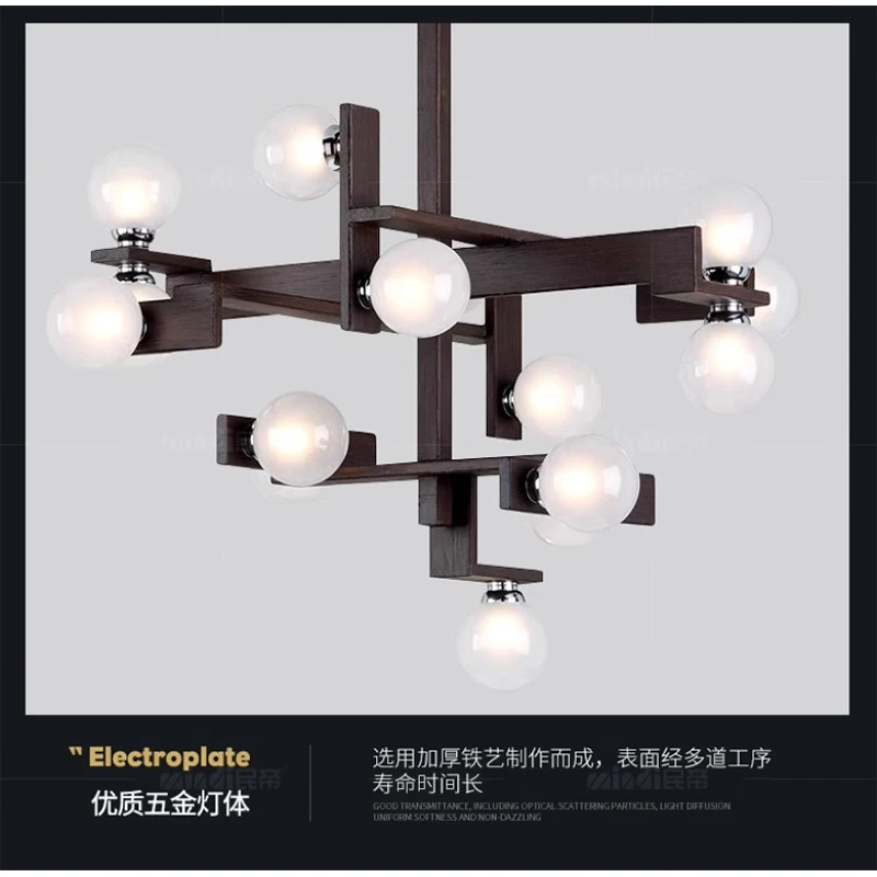 Постмодернистская роскошная люстра для гостиной дизайнерская модель комнаты