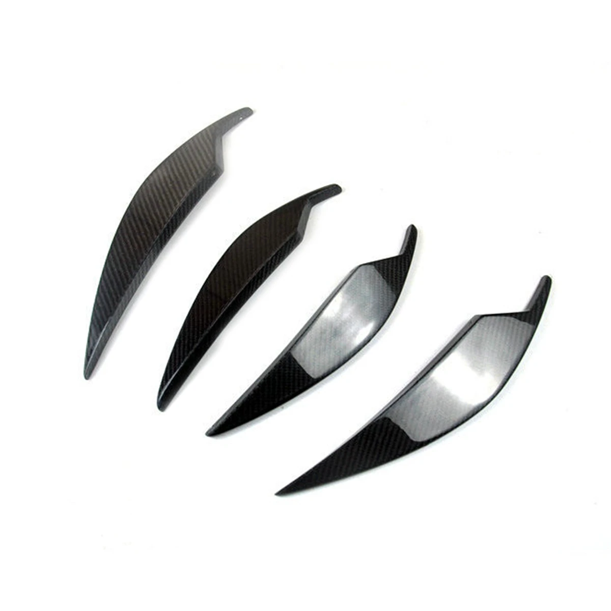 

4Pcs Real Carbon Fiber Front Bumper Side Canards Splitter Spoiler for -BMW G80 M3 G82 G83 M4 2021 2022