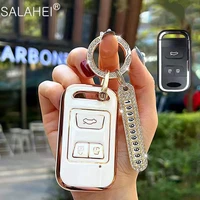 car key case shell for chery tiggo 8 4 5x 7 2019 2020 3 buttons keychain holder smart keyless remote control fob protector cover