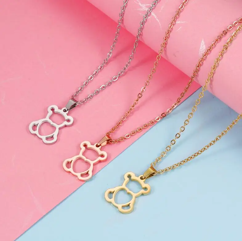 10 шт./партия Женская цепочка из нержавеющей стали |