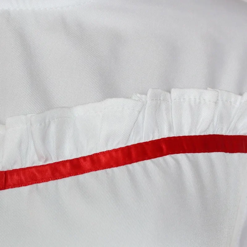 ConjingDoll Annabelle Хэллоуин ужас белое платье Косплей Костюм Аниме игры с длинным