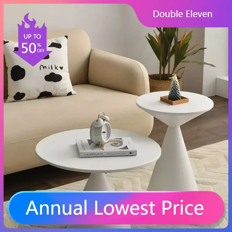 

Bedside Tables Nordic Round Coffee Side Living Room Salon Basses Garden Furniture Luxury Table Sets Dressers Nordic Furniture