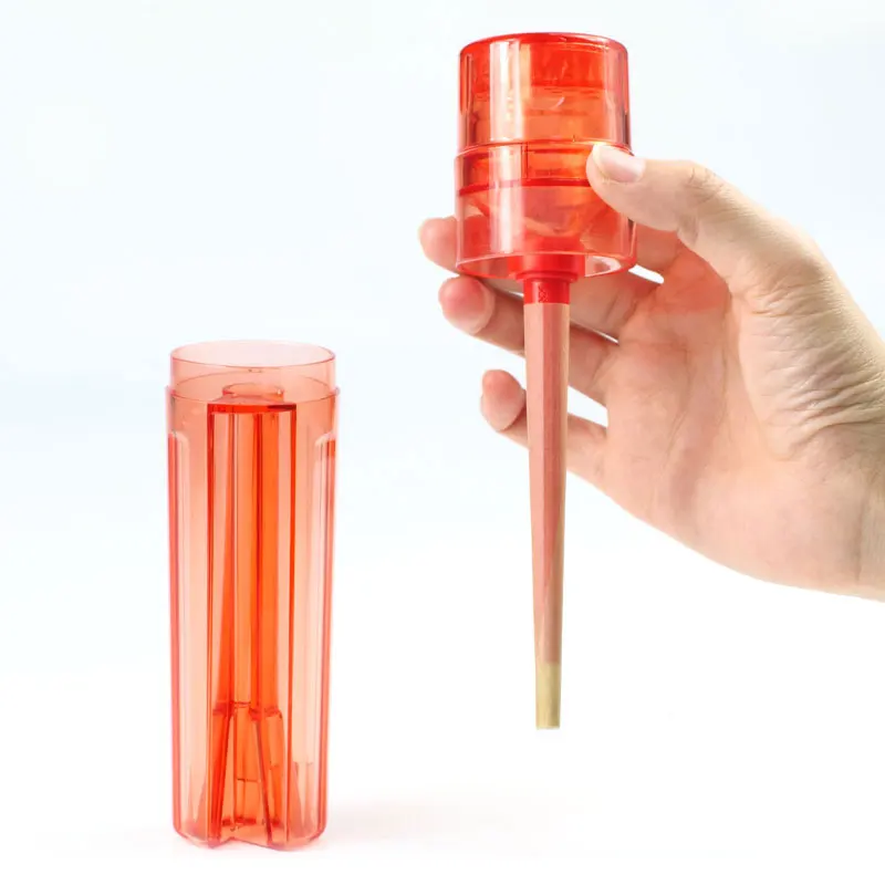 

Upgraded Cigarette Rolling Machine 3-in-1 Plastic Tobacco Grinder with Roller Paper Filling Cone Horn Tube Smoking Accessories