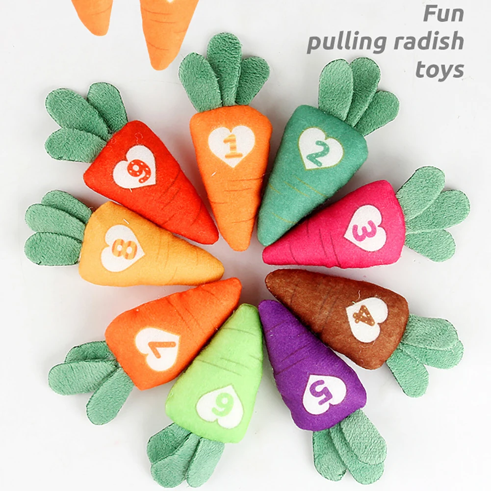Игрушки-кролики интерактивные игрушки с 6 маленькими морковиками маленькие