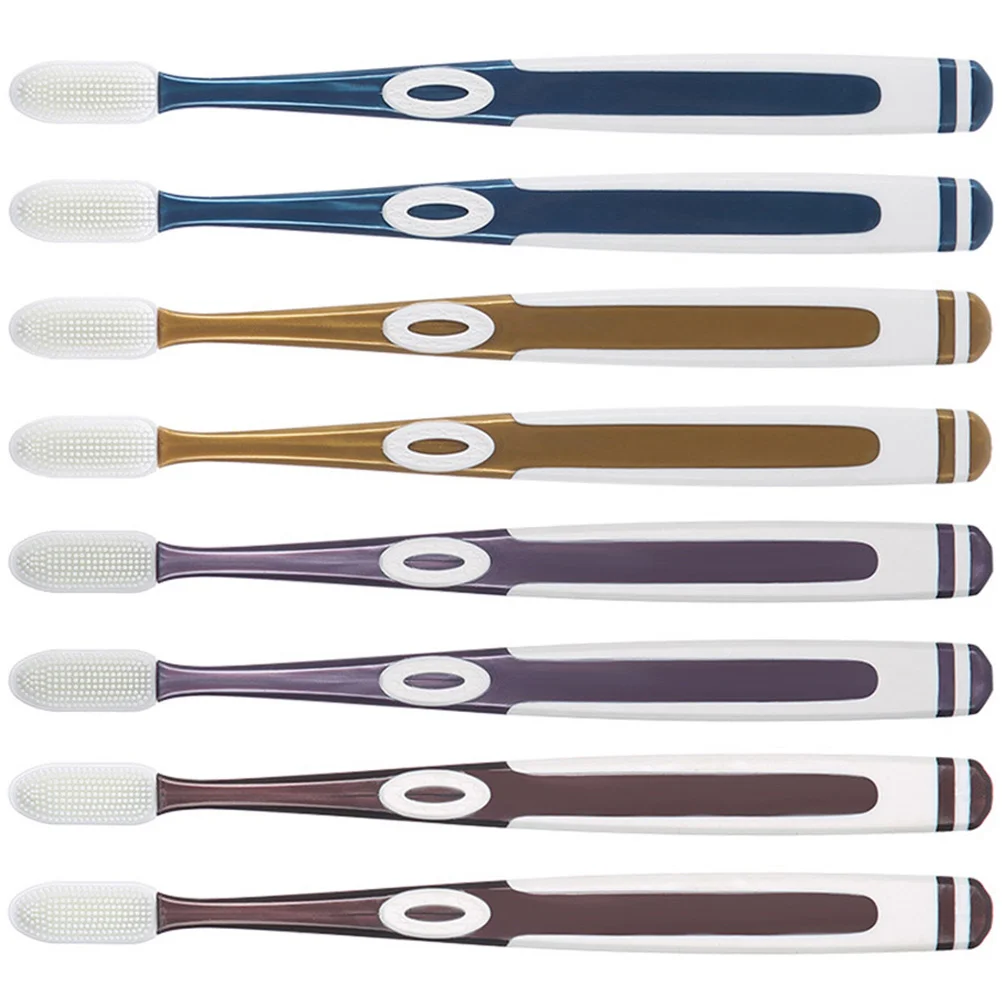 8 шт. нано-зубная щетка износостойкие зубные щетки эргономичные портативные для