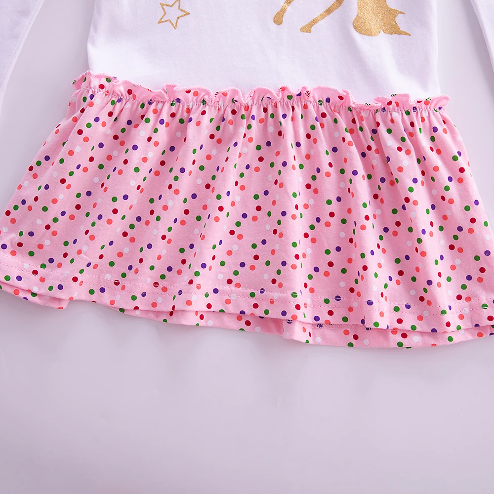 Платье с длинными рукавами для девочек Сезон весна-осень Vestidos Infantil Детские