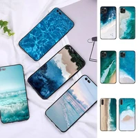 maiyaca blue sea waves beach phone case for iphone 11 12 13 mini pro max 8 7 6 6s plus x 5 se 2020 xr xs funda cover