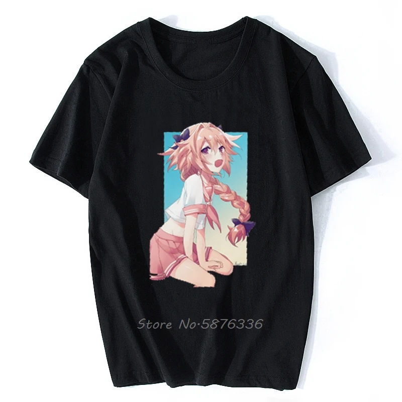 

Anime Astorford Cartoon Printing Casual Loose Plus Size Female Vintage Cute Tops Tees Japanese Funny Punk Fashion Men T-shirt