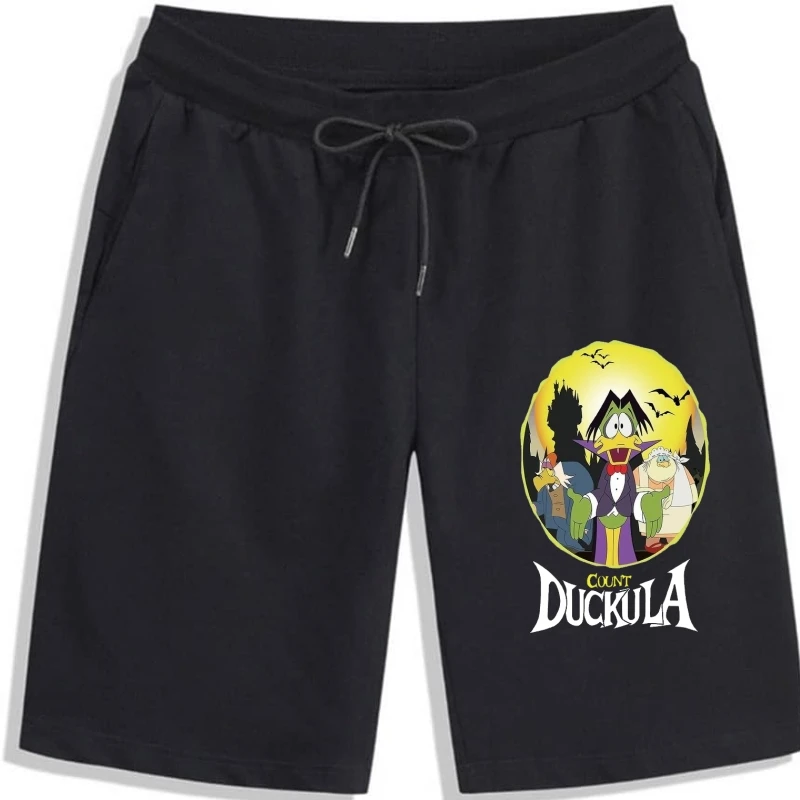 

Cartoon Count Duckula V1 Tv Series 1988 Horror Animated shorts for men All Pure cottons cool Graphic Men Shorts
