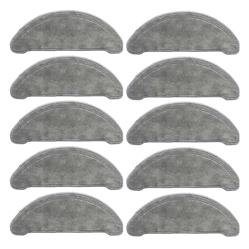 

10Pcs Replaceble Mops Cloths Accessories Sets Parts for Roidmi EVE Plus Robot Vacuum Cleaner