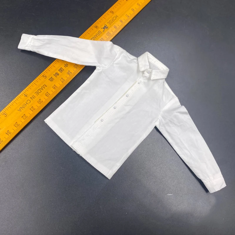 

1/6 Scale QOM-1022 Male White Shirt Model for 12''Figures DIY Accessories