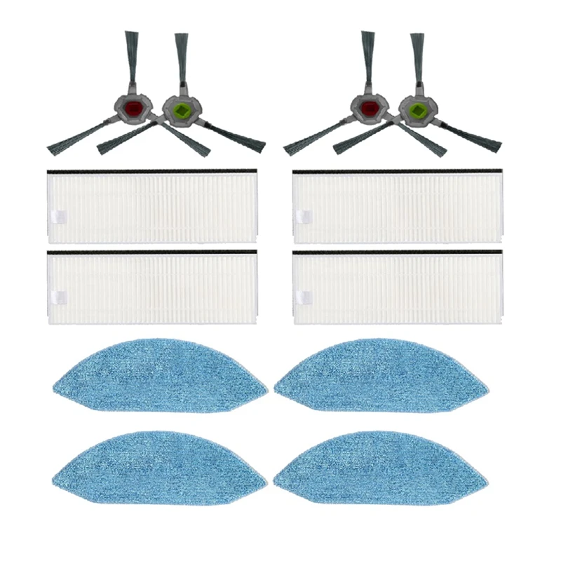 Сменная боковая щетка HEPA-фильтр ткань для швабры Ecovacs Deebot OZMO U2 DGN22 Pro аксессуары