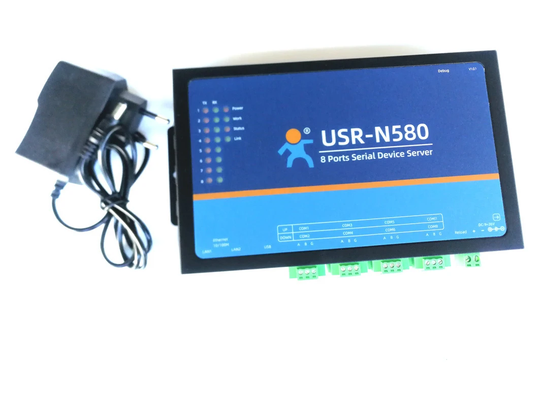 8 последовательный порт RS485 к Ethernet-преобразователю устройства IOT сервер USR-N580