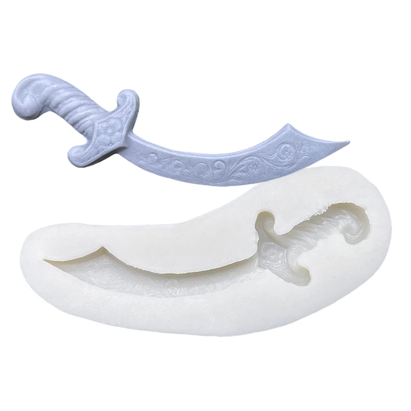 Силиконовый нож с изображением сокровищ искусственная шоколадная форма |