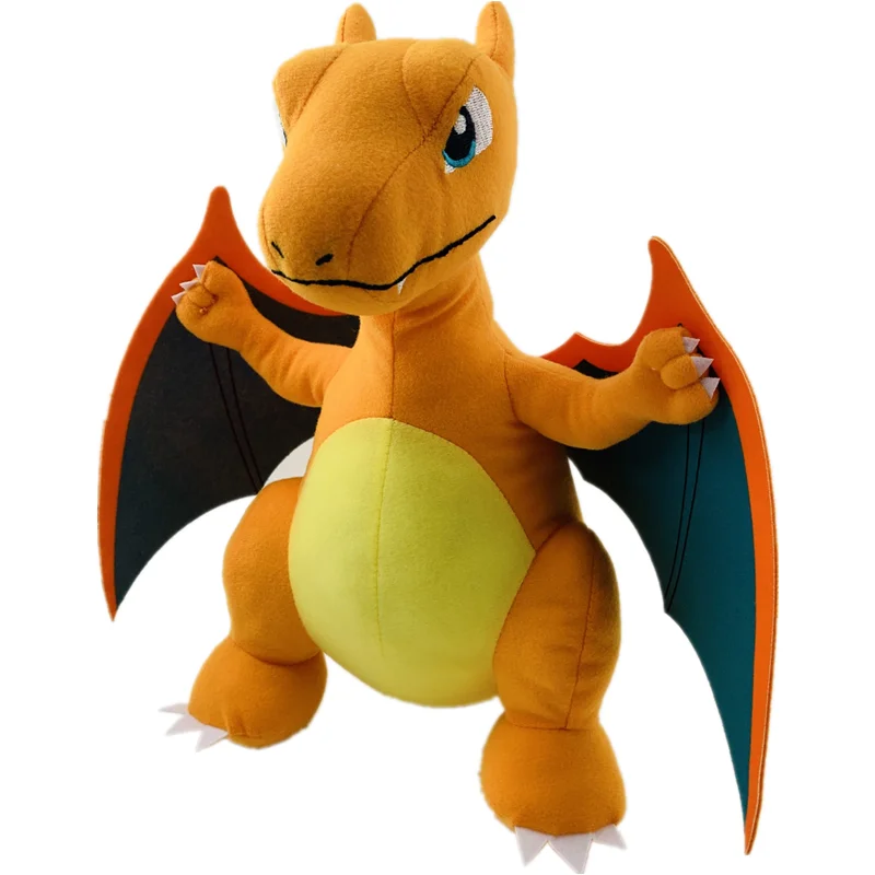 

Pokémon 30cm Large Standing Fire-breathing Dragon Small Fire Dragon Evolution Version Plush Doll Toy Birthday Gift Around Kawaii