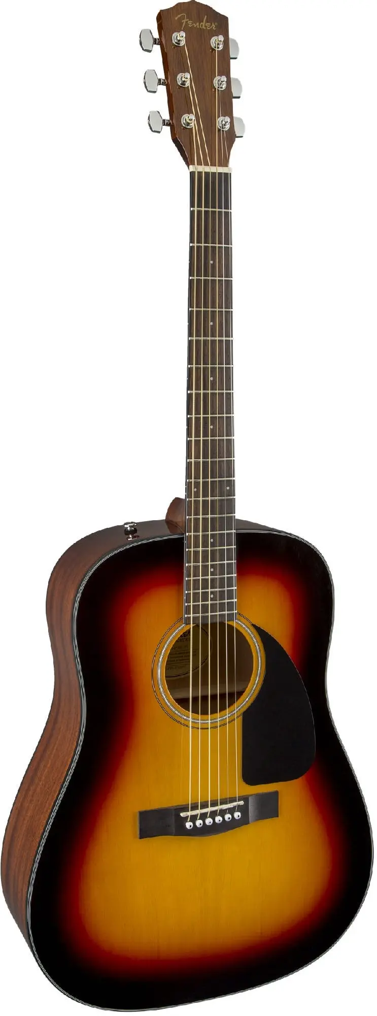 Акустические гитары Fender CD-60 Sunburst 6-струнная акустическая гитара формы дредноут |