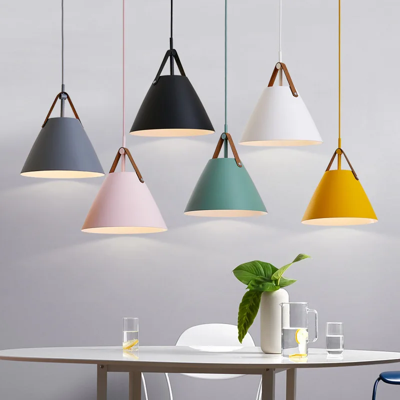 

Restaurant Chandelier Three Heads Modern Minimalist Ins Single Head Dining Room Bar Lamp Net Red Cafe Table Lamp Chandeliers