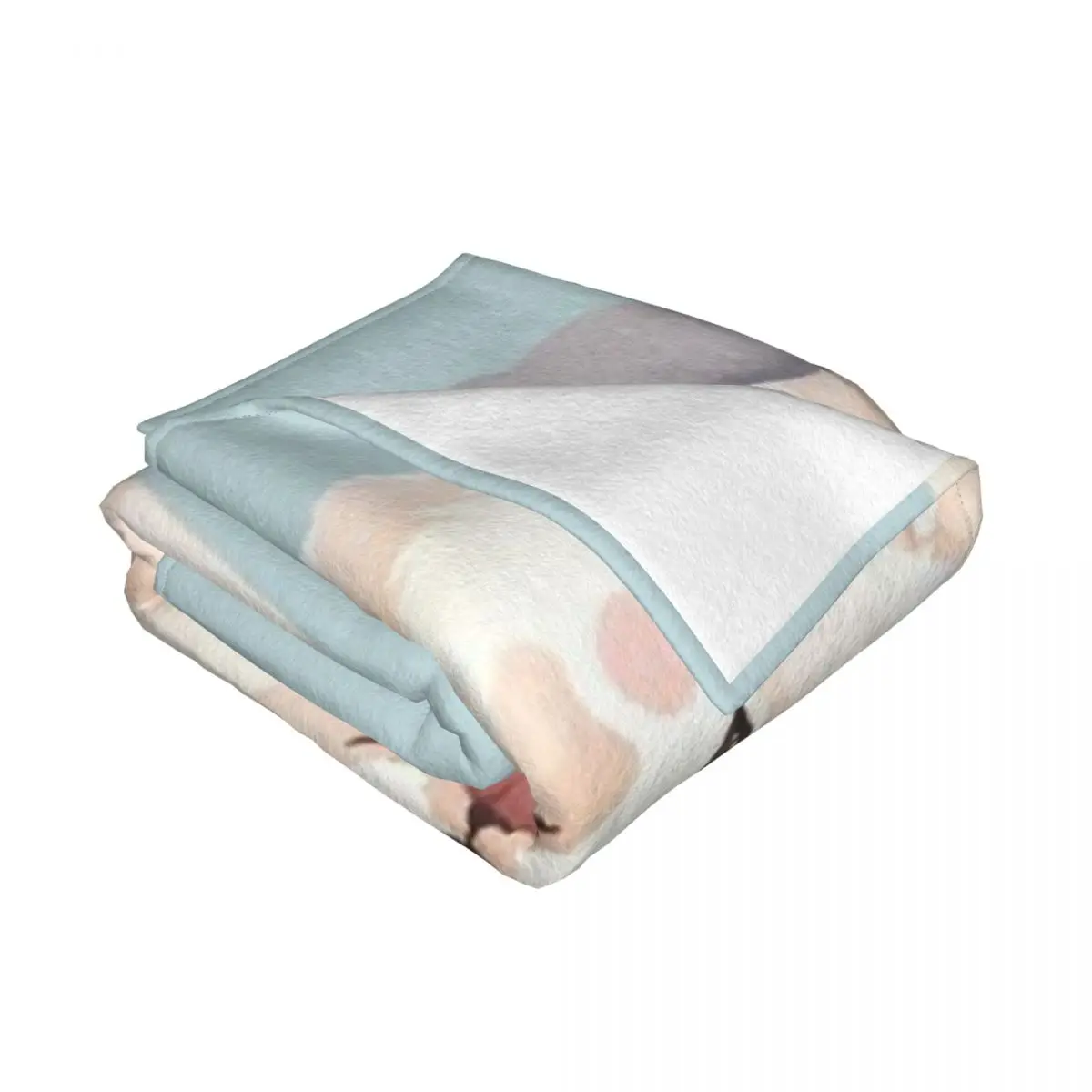 Акварельный щенк самоед ультрамягкое одеяло из микрофлиса