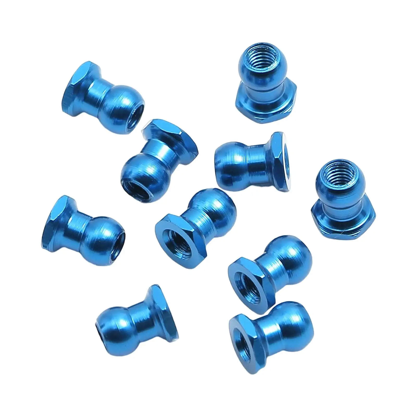 

Шаровая гайка для радиоуправляемого автомобиля, 10 шт., модель 1/10, багги, хобби, автомобиль, аксессуары «сделай сам», запасные части