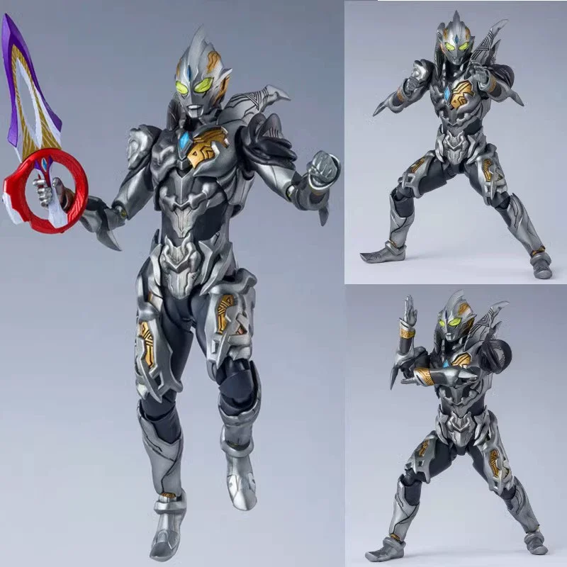 

Original Genuine Bandai Anime Ultraman Trigger Glitter Eternity Dark Evil Multi Sky Type Shf Model Toys Action Figure Gifts Kids