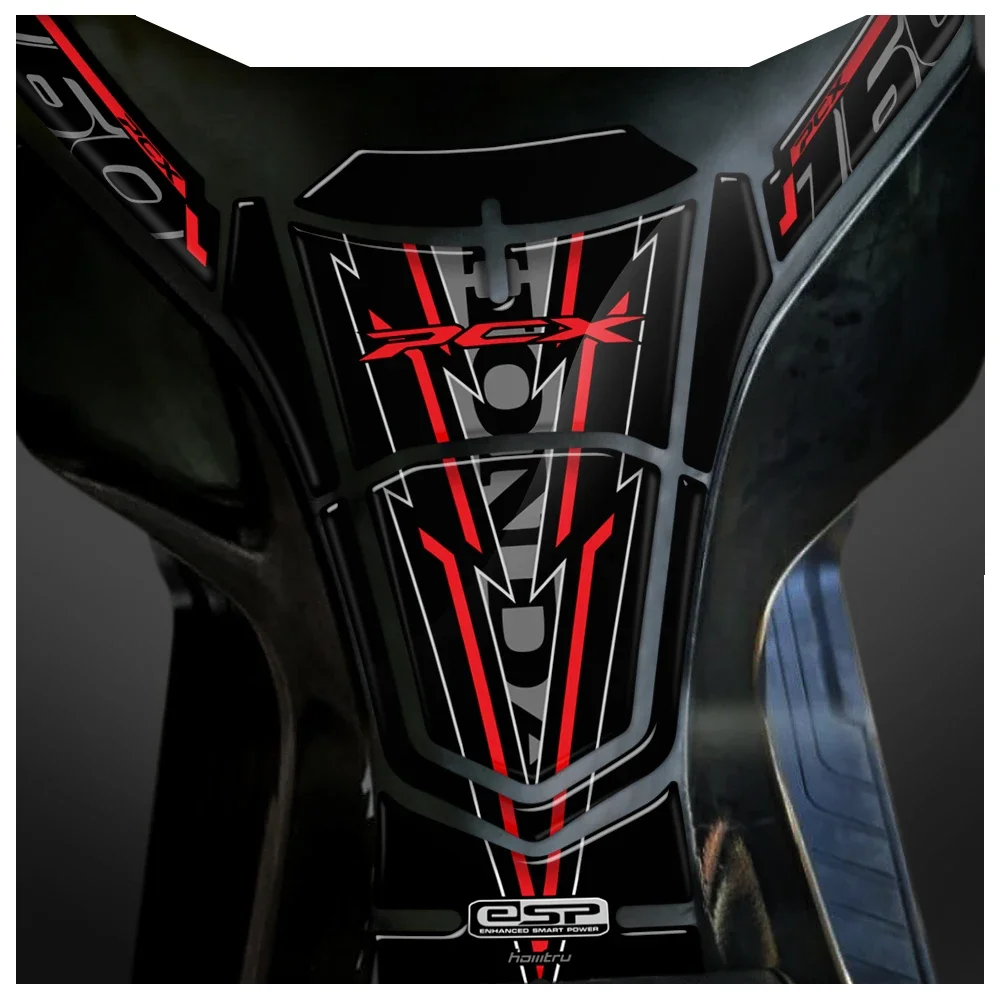Для Honda PCX 160 2021 позднее 3D полимерное наклейка на бензобак мотоцикла