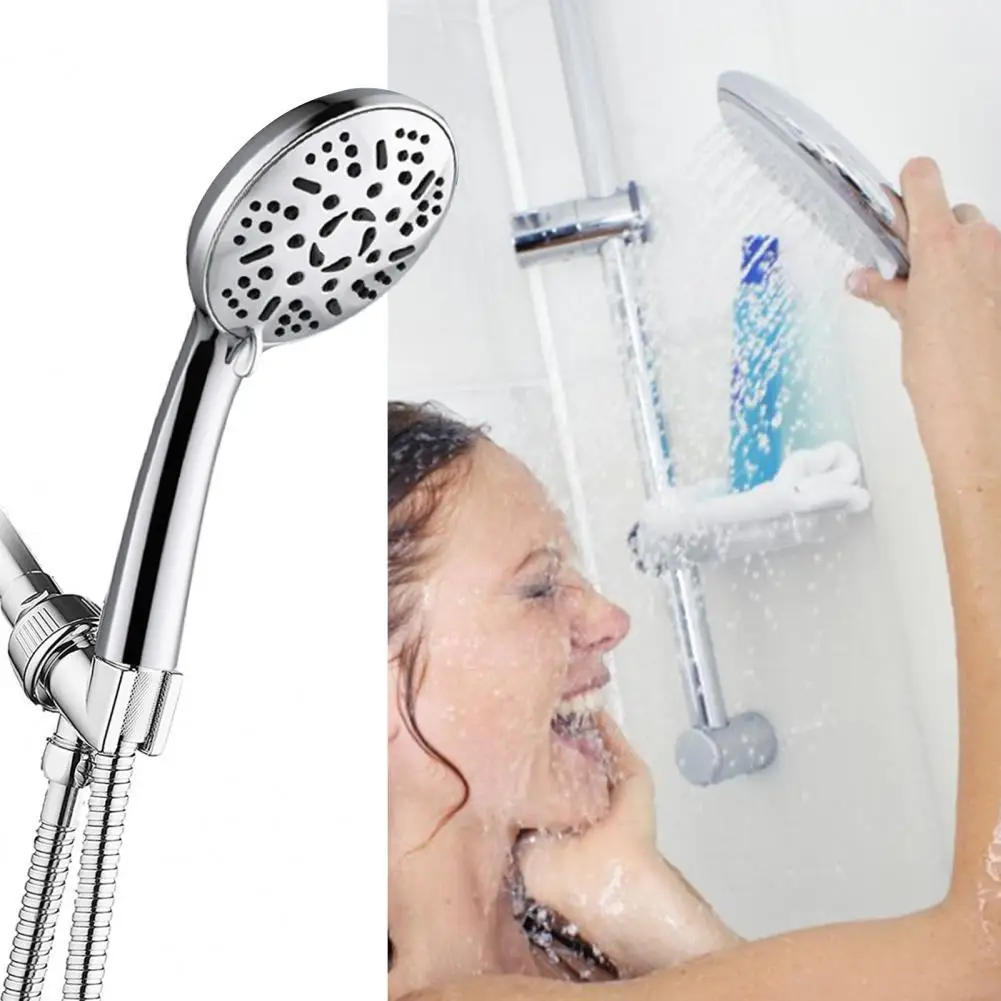 

1 Set Shower Heads High Pressure Rust-proof ABS Powerful Detachable Shower Heads Nozzle Spray Filter Bathroom Supplies