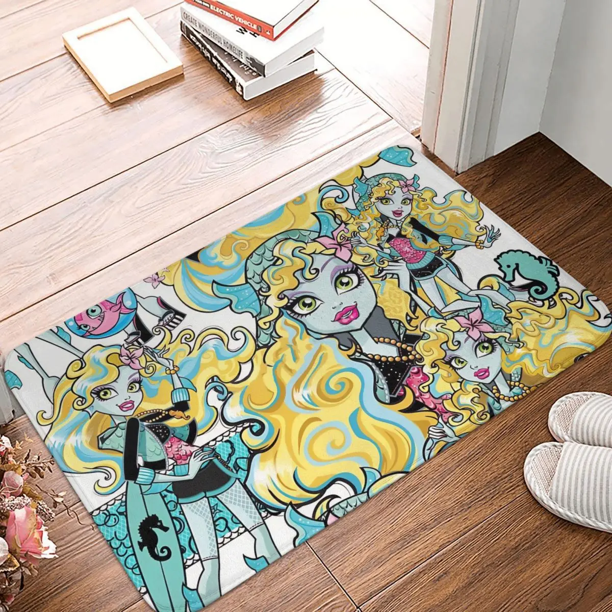 LAGOONA BLUE Cute Monster High Doll Anti-Slip Rug Doormat Li