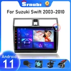 Автомобильный радиоприемник Srnubi Android 10 для Suzuki Swift 2003 - 2006 2007 2008 - 2010 мультимедийный видеоплеер навигация GPS Стерео DVD 2Din