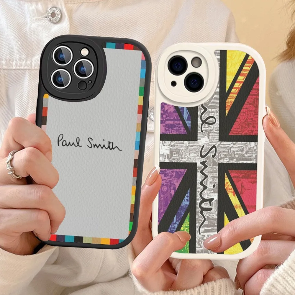 Модный чехол для телефона S-Smith P-Paul из жесткой кожи iPhone 14 13 12 Mini 11 Pro Max Xs X Xr 7 8 Plus Fundas