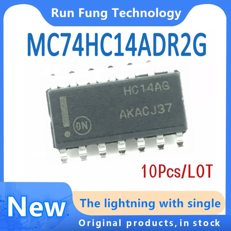 

10PCS MC74HC14ADR2G 74HC14ADR2G HC14AG MC74HC14ADR MC74HC14 MC74HC MC74 MC IC Chip SOP8 Hex Inverter with Schmitt Trigger Input