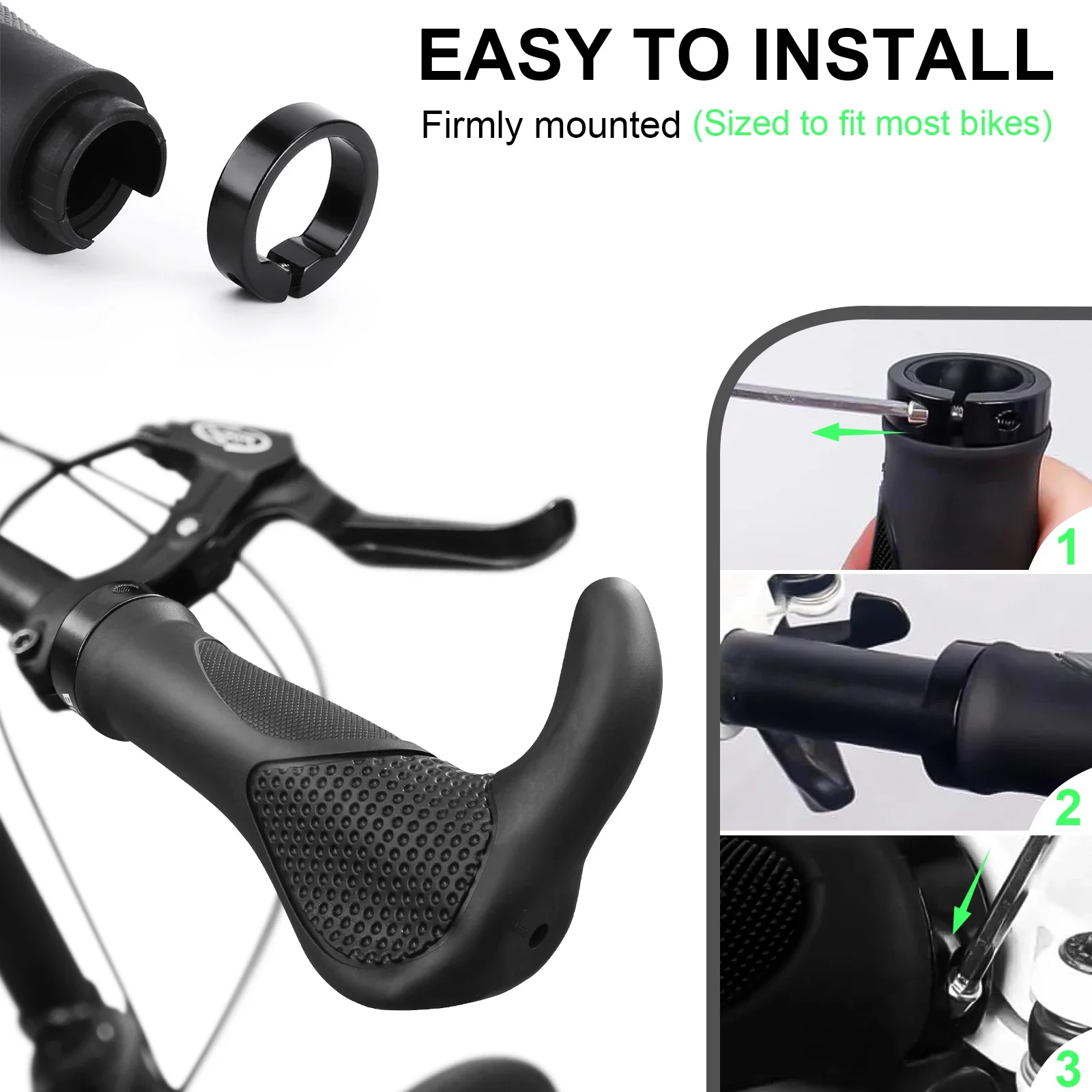 BUCKLOS велосипедные ручки на руль расширенный замок велосипедной ручке