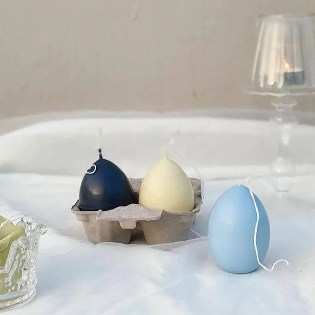 Новинка форма для ароматерапии в виде пасхального яйца восковые свечи ручной