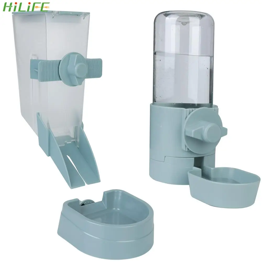 

Cage Hanging Feeder Automatic Food Container Dispenser Bowl For Puppy Cats Rabbit Pet Water Bottle Cats Dogs Drinking Fountain