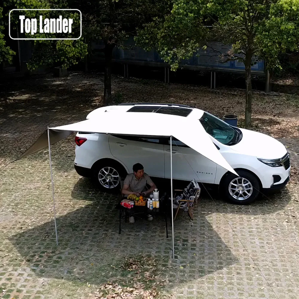 Автомобильная Боковая Тентовая Палатка Manta Ray С Черным Покрытием Яркая Присоской