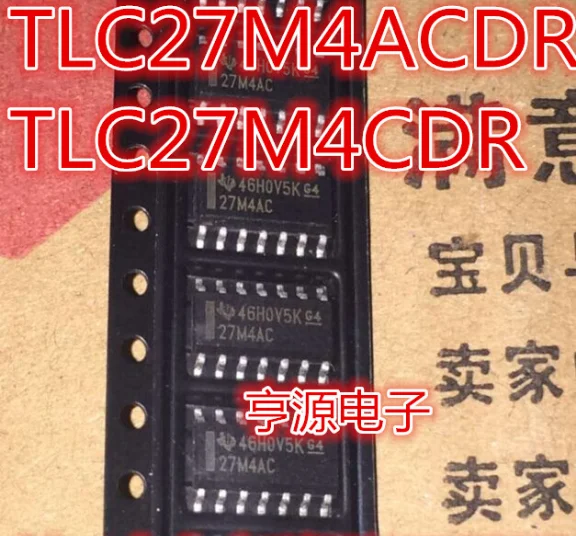 

10 шт./партия, новинка 100%, TLC27M4ACDR 27M4AC TLC27M4CDR TLC27M4C SOP14