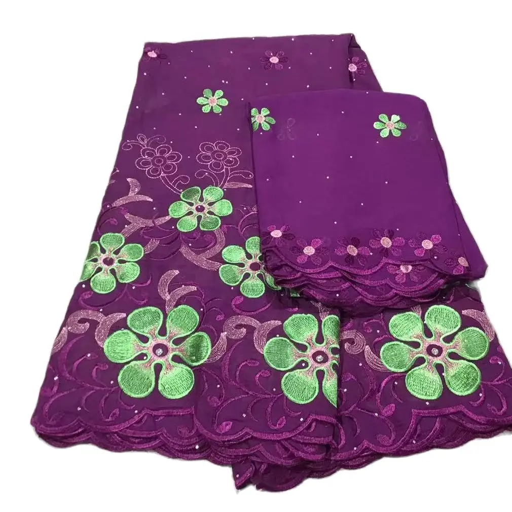 

Хорошее качество, Африканское кружево, стандартная швейцарская вуаль, 5 + 2 ярда, французский шарф с вышивкой камнями для шитья свадебного платья