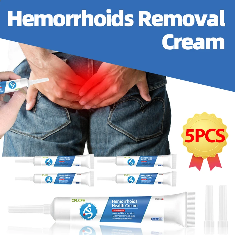 5 шт. крем для лечения геморроя лекарства лечение анальных трещин медицинский