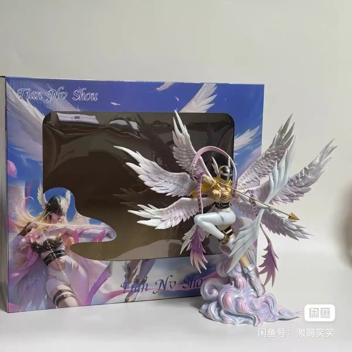 Фото В наличии: Коллекционная фигурка Digimon Angelmon Celestialmon - Богиня-лучница, подарок для коллекционеров №2