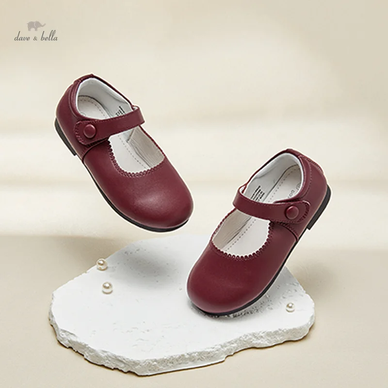 Детские туфли для принцесс Dave Bella новинка 2023 модные свадебные DB3235688