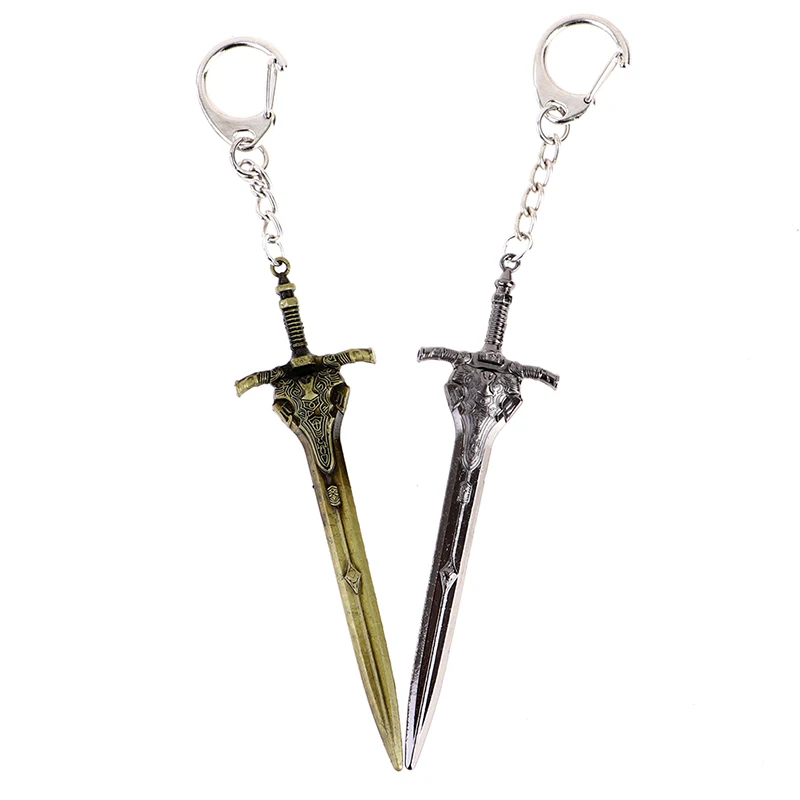 

Dark Souls 3 Artorias Sword Keychain High Quality Abyss Walker Knights Logo Metal Keyring Men Car Women Bag Accessories