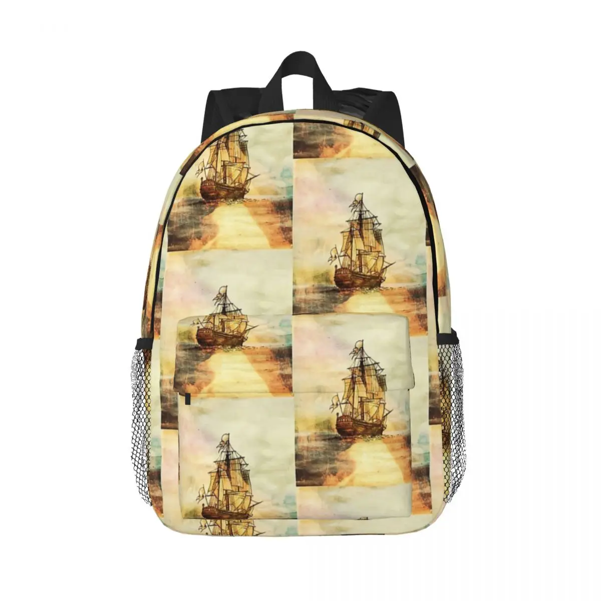 

Sunset Sailing Backpacks Teenager Bookbag Fashion Children School Bags Laptop Rucksack Shoulder Bag Large Capacity