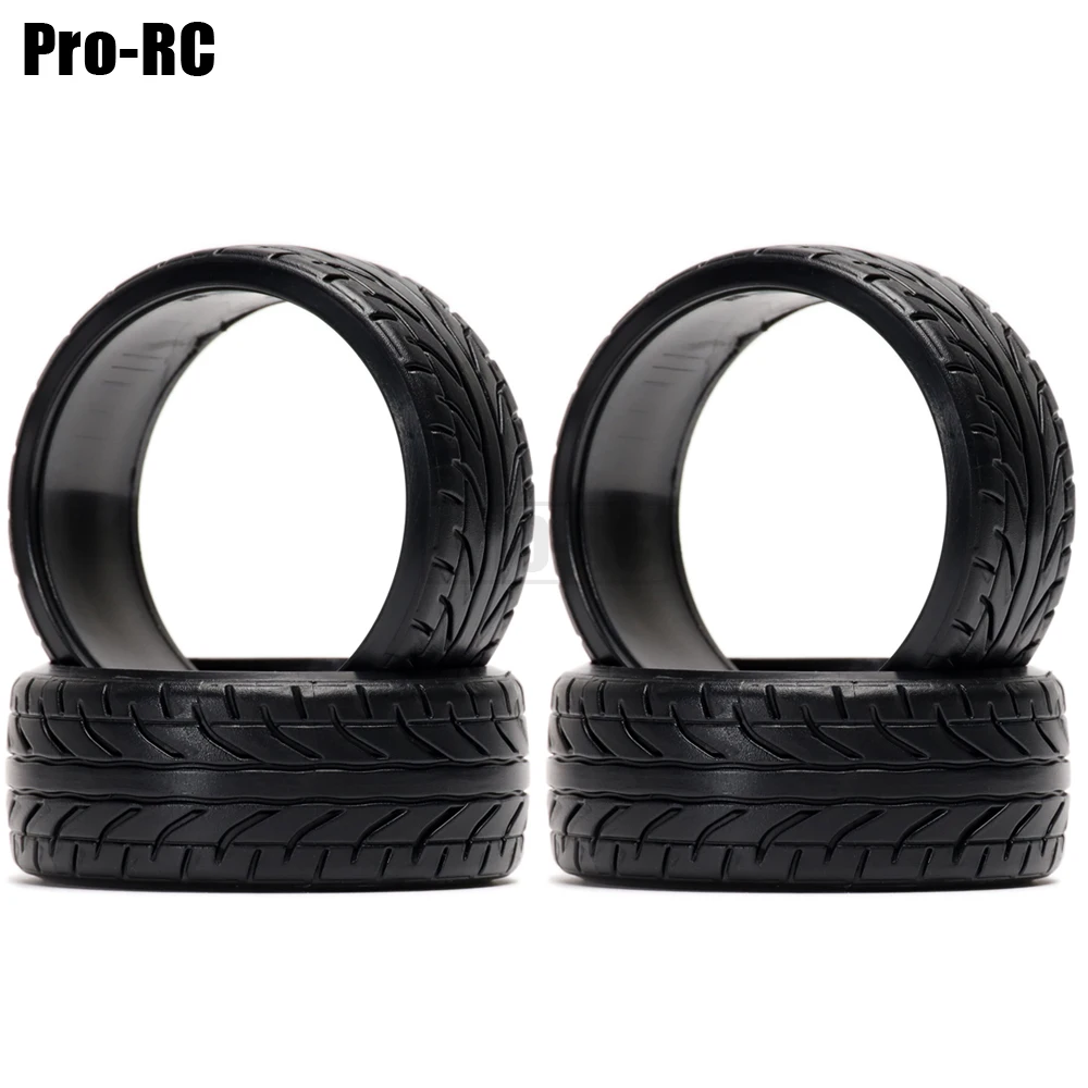 4PCS 63MM Plastic Wheel Tyres Tires for RC 1/10 T-DRIFT Drift Racing HSP HPI Redcat Tamiya Kyosho SAKURA