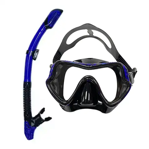 Профессиональная маска для подводного плавания, очки для дайвинга, Высококачественная полностью сухая силиконовая маска для дайвинга