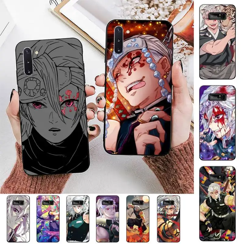 

Demon Slayer Uzui Tengen Phone Case for Samsung Note 5 7 8 9 10 20 pro plus lite ultra A21 12 72