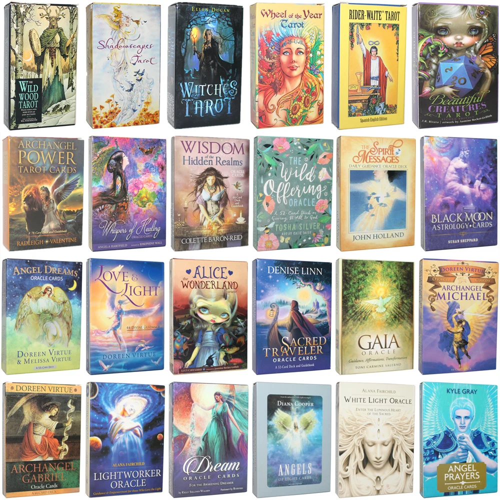 

2022 52-76# Magical tarot Classic tarot mysterious tarot family party cards game tarot deck board game tarot cards