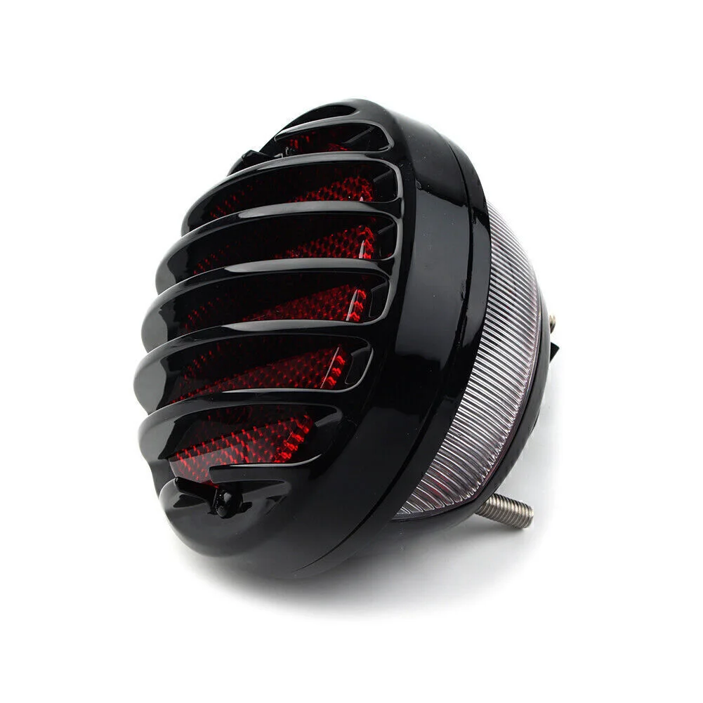 

12V Motorcycle Rear Tail Lights LED Brake Light Motorbike Retrofitting Of Grille Mesh Tail Light Stop Signal Direction Indicator