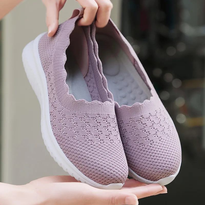 

Womens Shoes Ladies Handmade Solid Color Women Classic Casual Flat Heel Comfortable Non-slip Fashion Zapatos De Mujer Sneakers