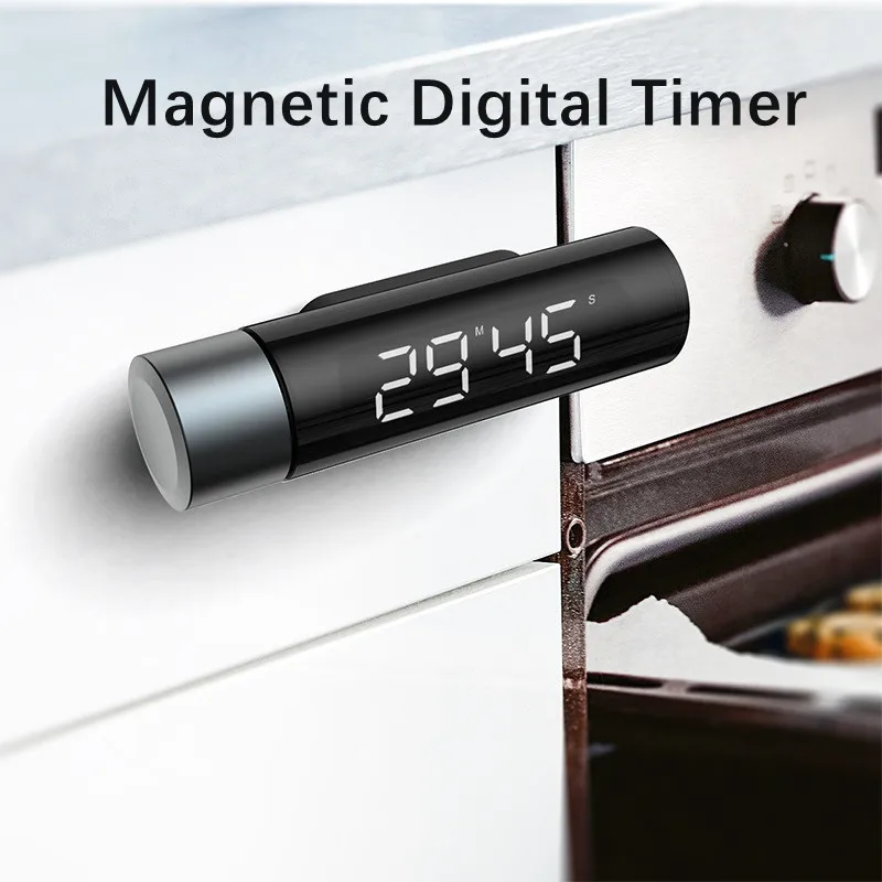 LED Counter Alarm Remind Magnetic Digital Timer Manual Electronic Countdown for Kitchen Cooking Shower Study Stopwatch |